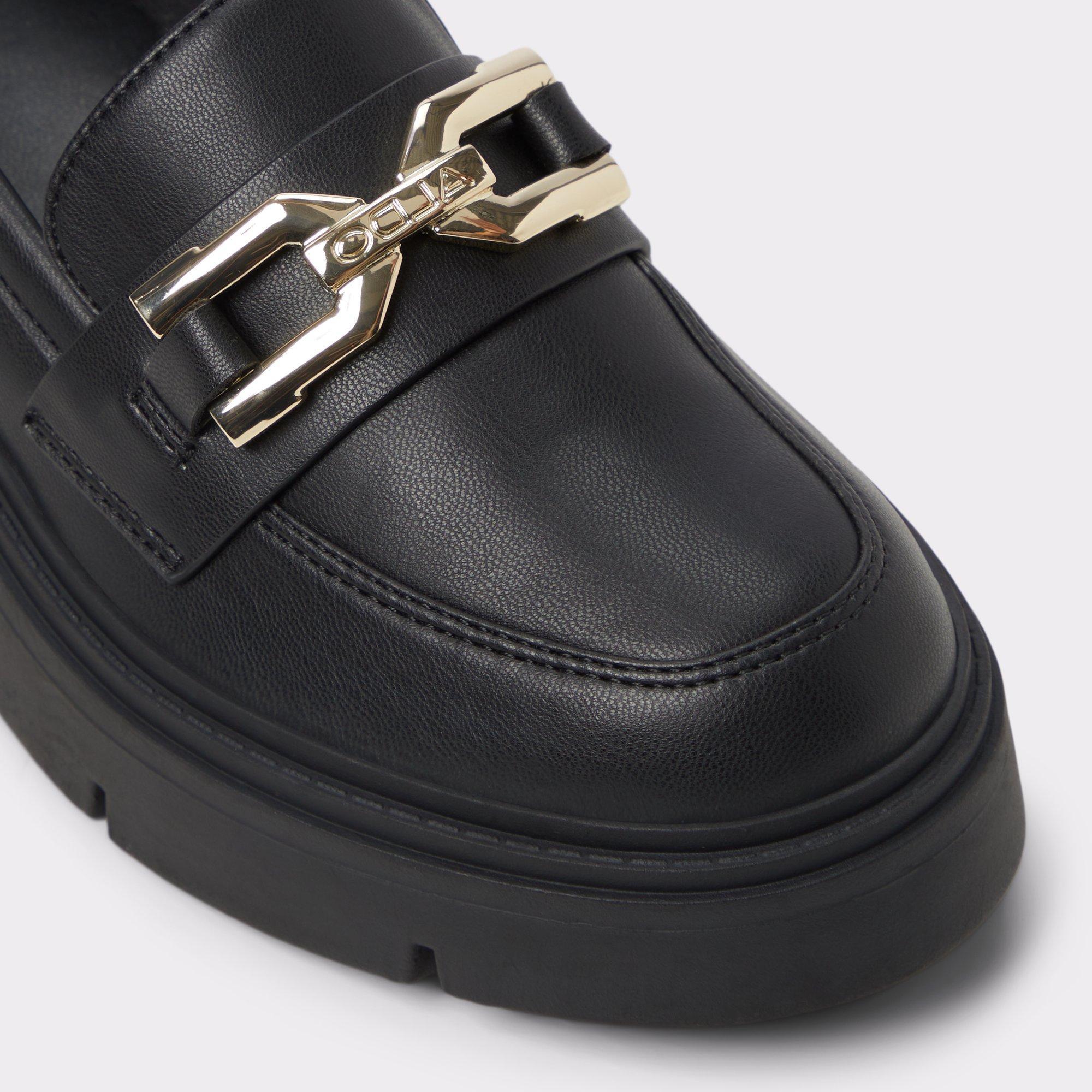 Mazey Black Synthetic Smooth Women's Loafers & Oxfords | ALDO US Product Image