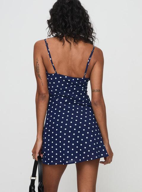 Chara Mini Dress Navy Product Image