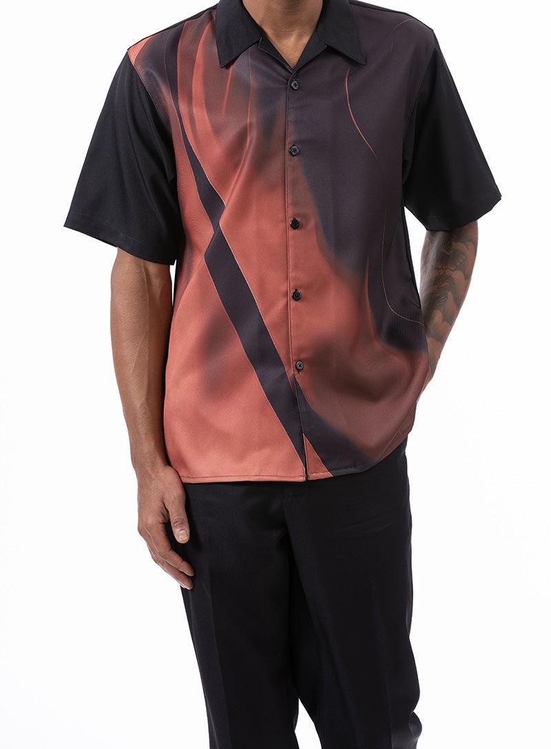 Papaya Art Design Walking Suit 2 Piece Short Sleeve Set Product Image