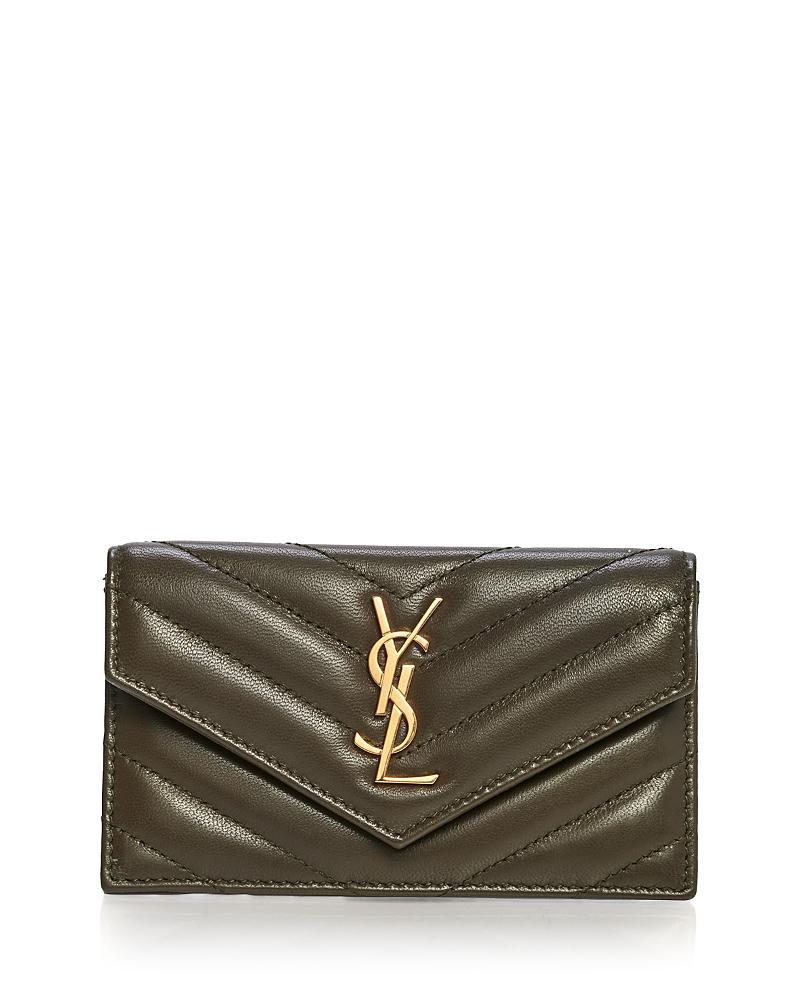 Saint Laurent Cassandre Matelasse Fragments Flap Card Case Product Image