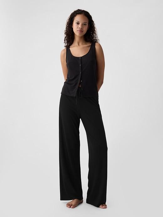 Linen-Blend PJ Pants Product Image