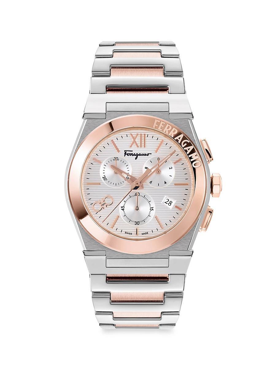 Mens Vega Chrono Stainless Steel Watch Product Image
