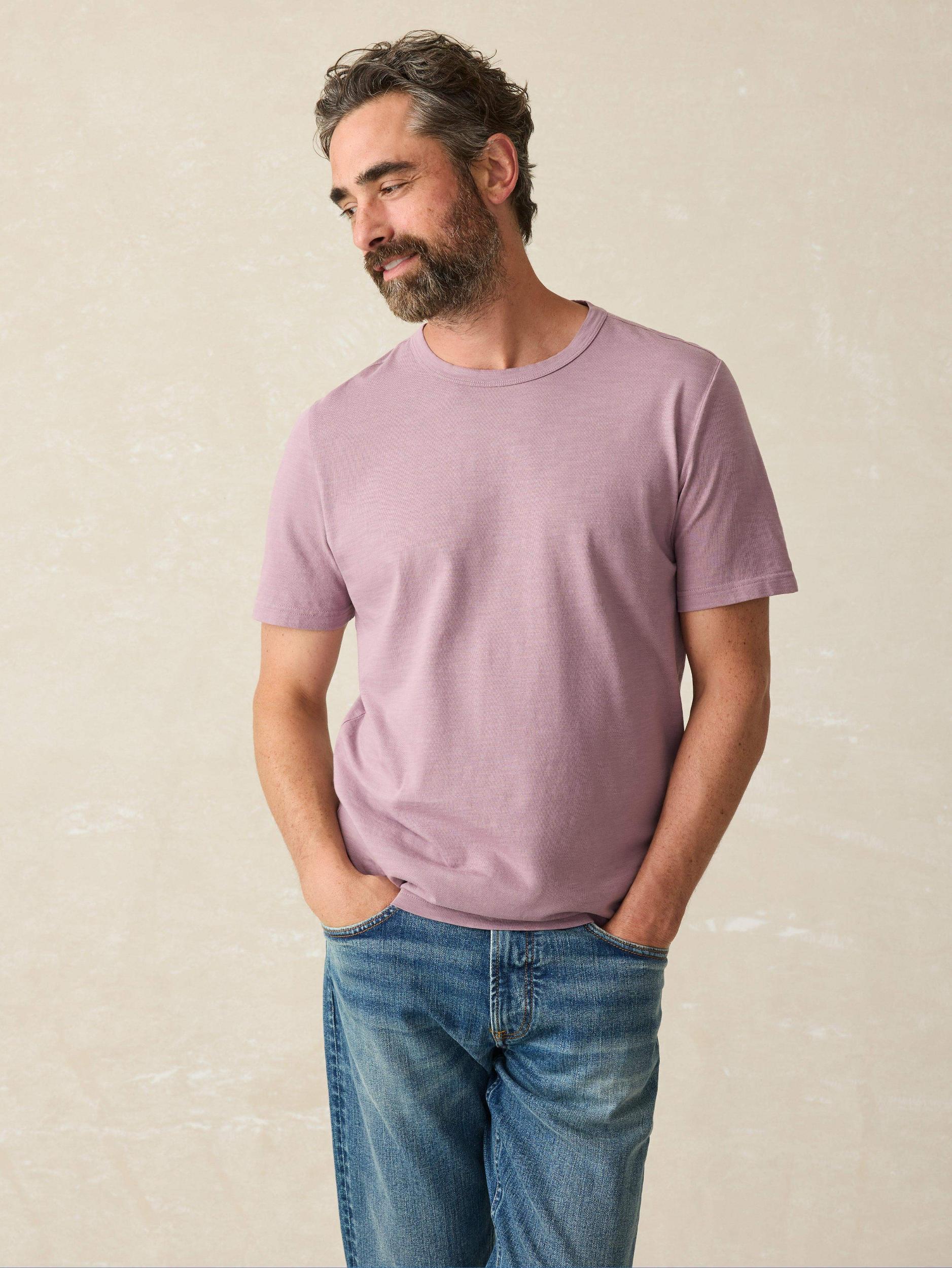 Sunwashed Tee - Faded Grape Male Product Image