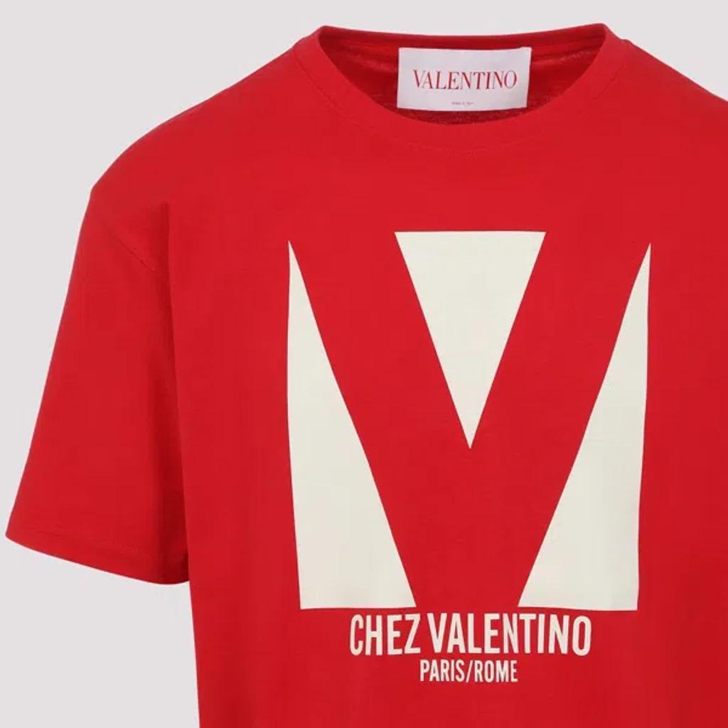 VALENTINO T-shirt Logo In Red Product Image