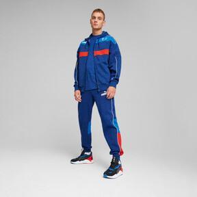 PUMA BMW M Motorsport SDS Men's Motorsports Hooded Sweat Jacket in Pro Blue/Medium Color Product Image