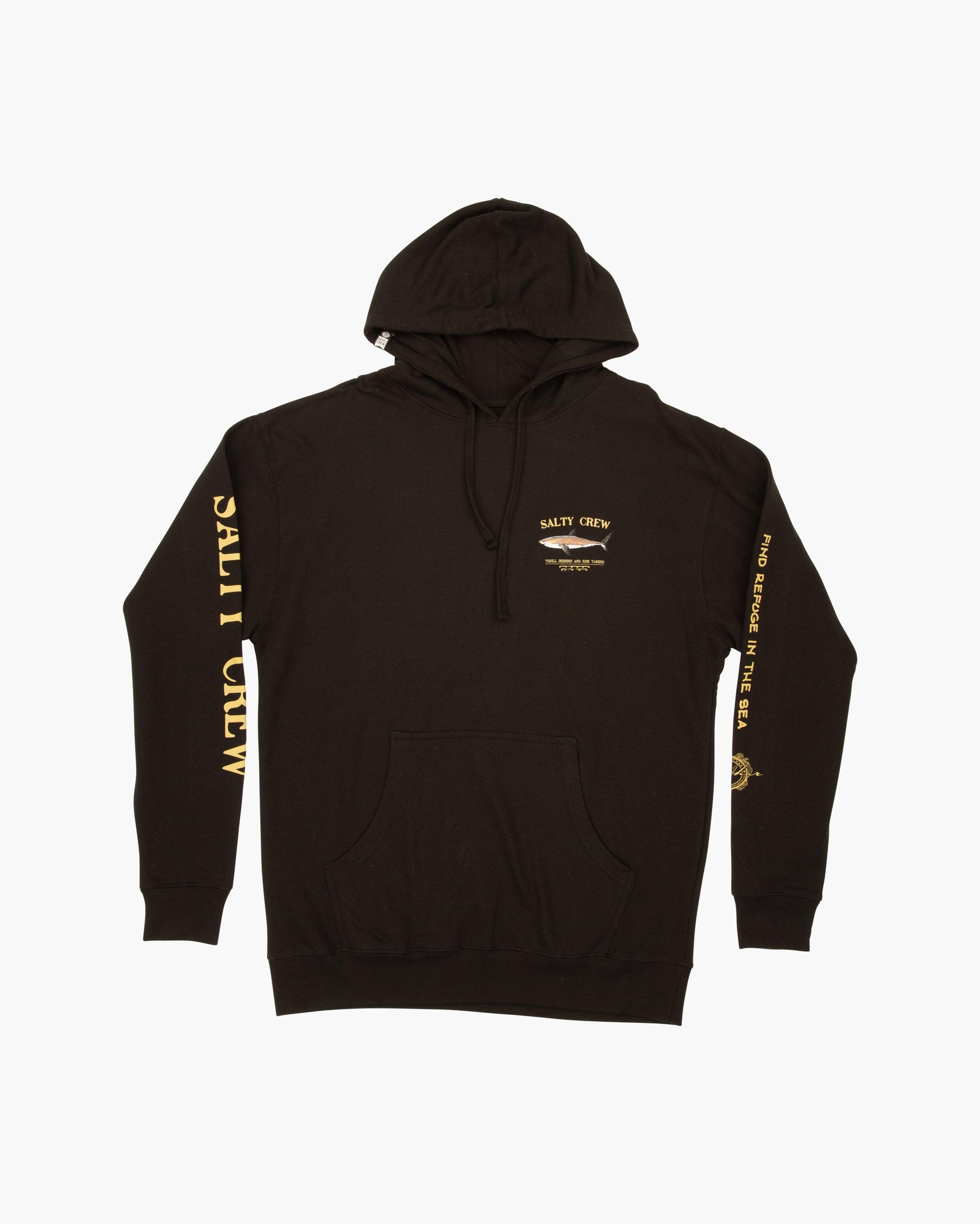 Bruce Fleece Hoodie - Black Male Product Image