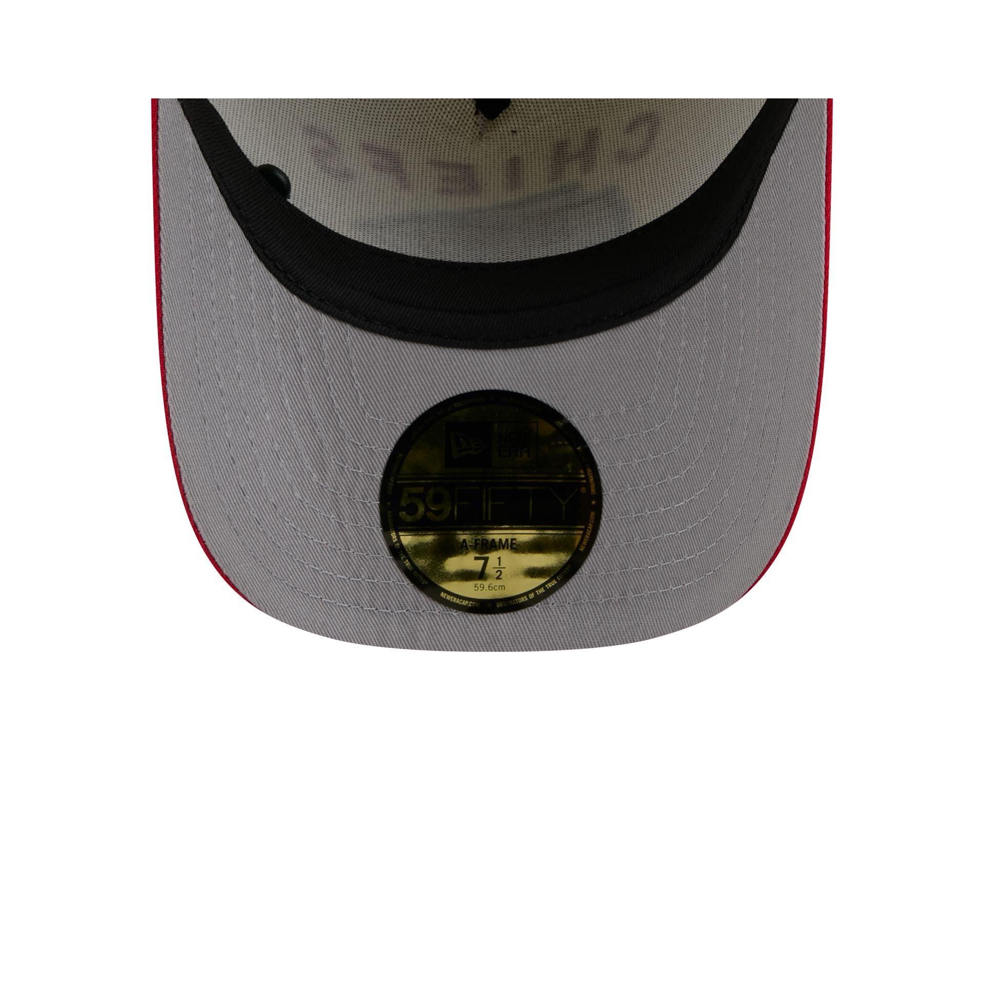 Kansas City Chiefs 2025 Draft Chrome White 59FIFTY A-Frame Fitted Hat Male Product Image