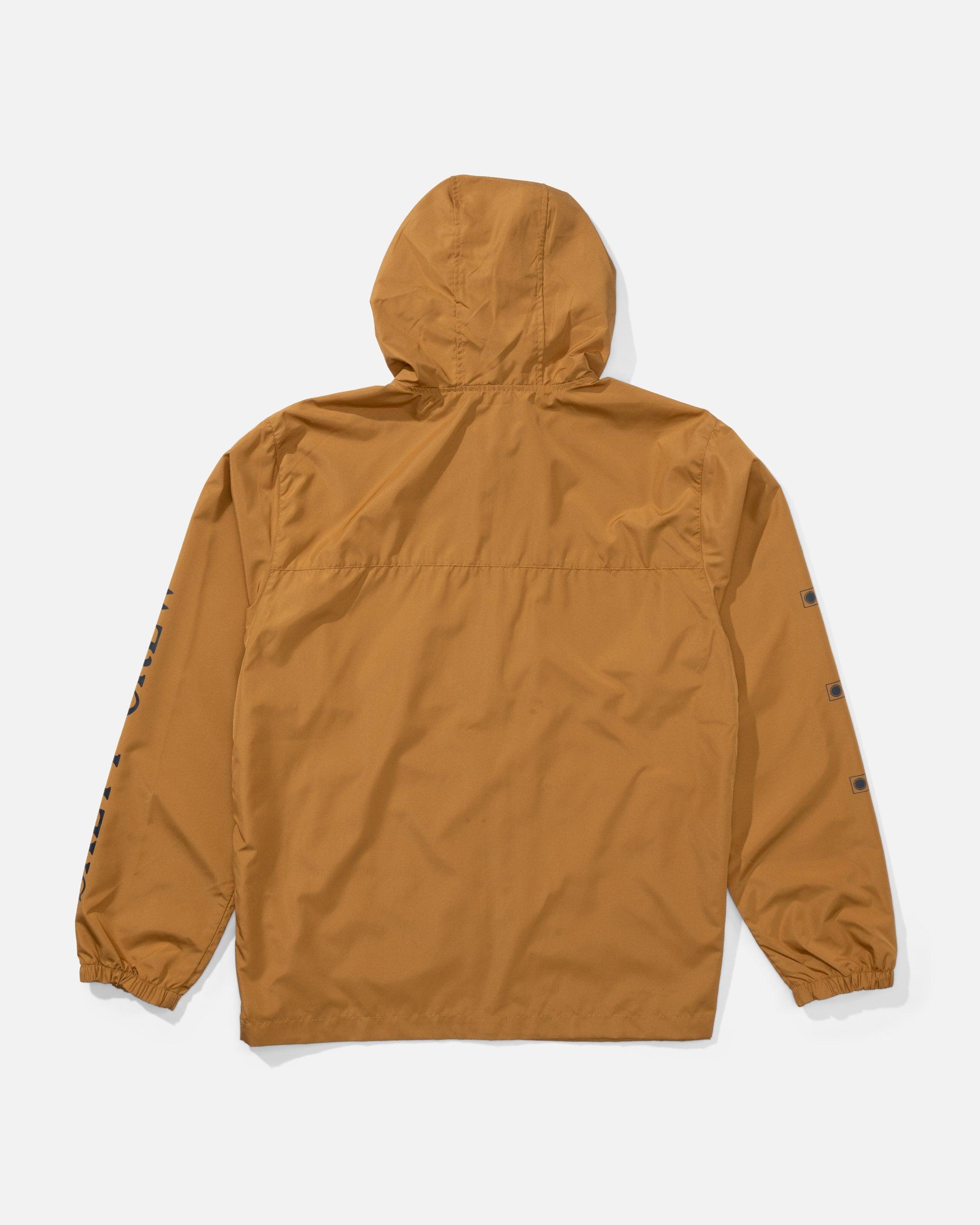 Surface Windbreaker Jacket - Bone Brown Male Product Image