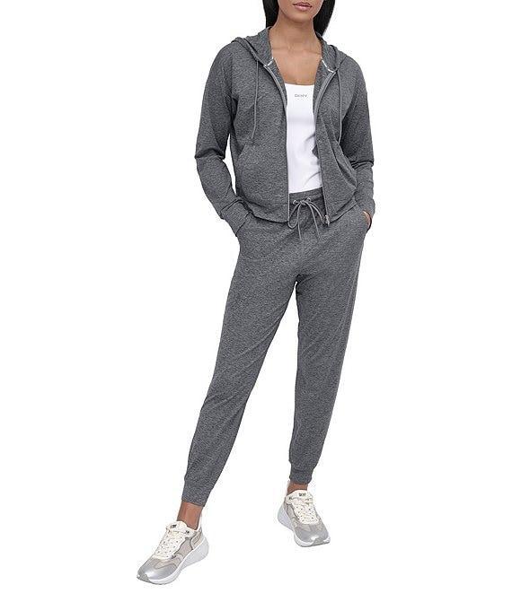 DKNY Sport by Donna Karan Spacedye Full Zip Long Sleeve Hoodie Product Image