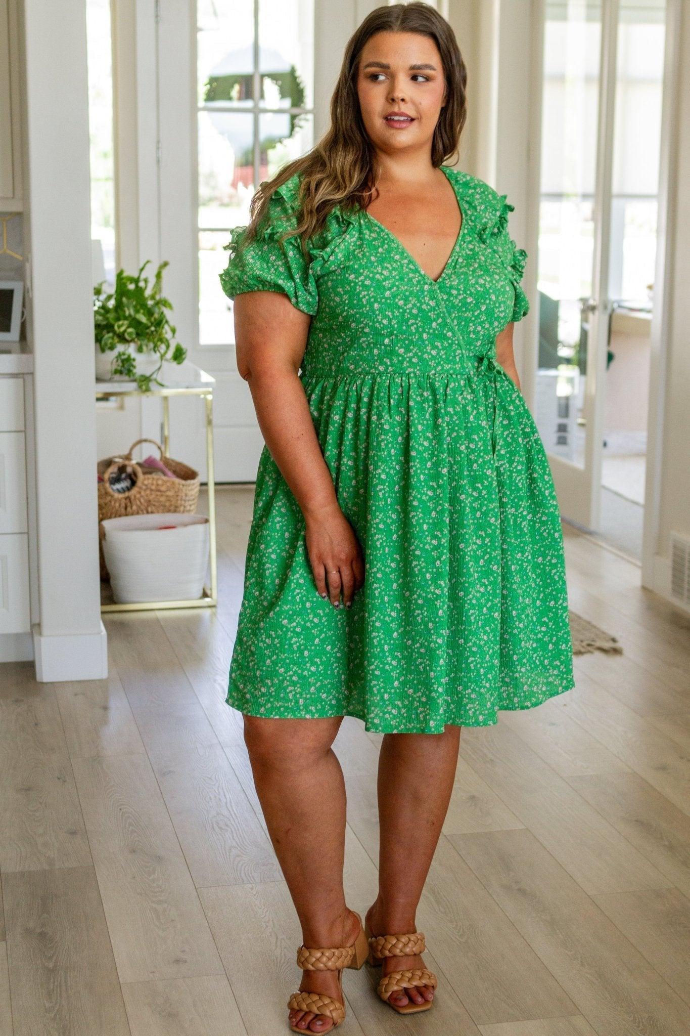 Melinda Corduroy Patch Pocket Skirt in Emerald (Online Exclusive) Product Image