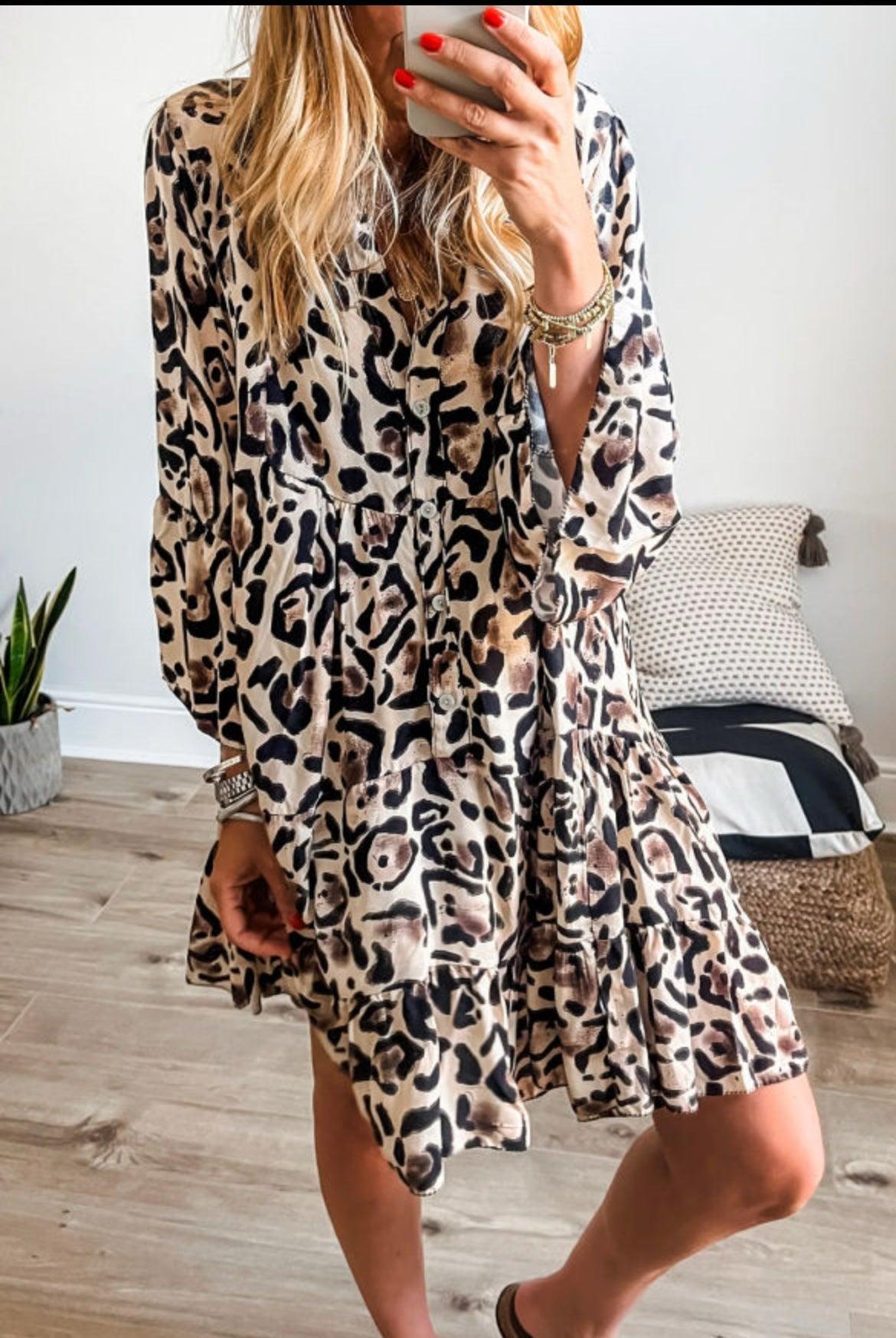 Leopard dress Product Image