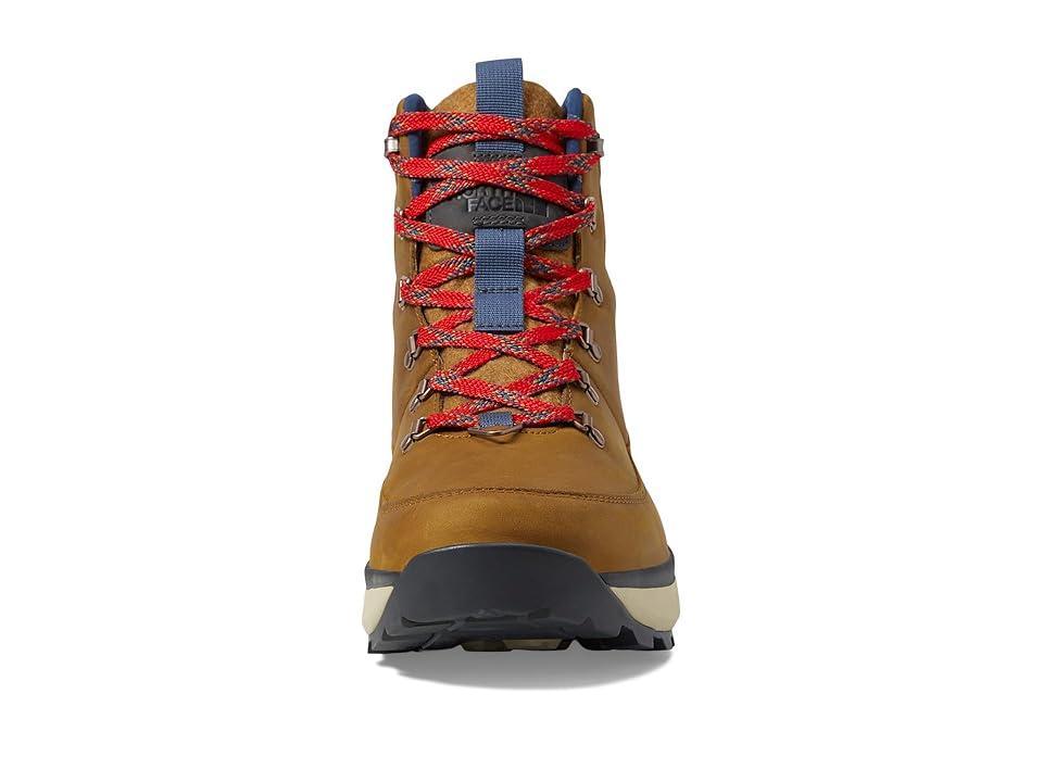 Mens The North Face Bergen Leather Waterproof Boot - Timber / TNF Red Product Image
