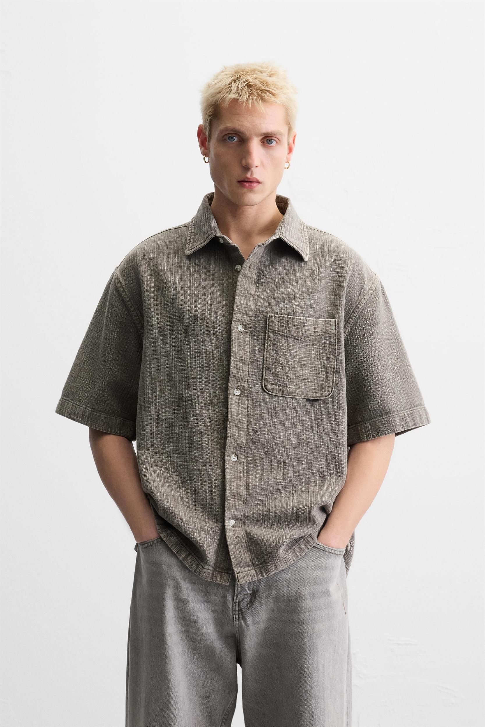 RELIEF WASHED SHIRT Product Image