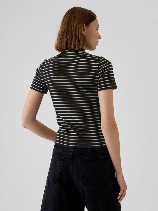 Modern Rib Mockneck T-Shirt Product Image