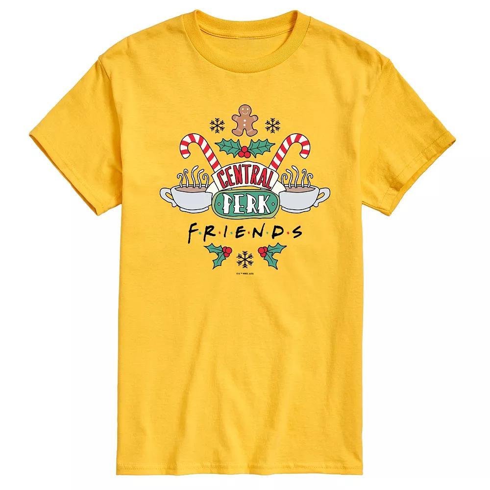 Mens Friends Holiday Central Perk Graphic Tee Product Image