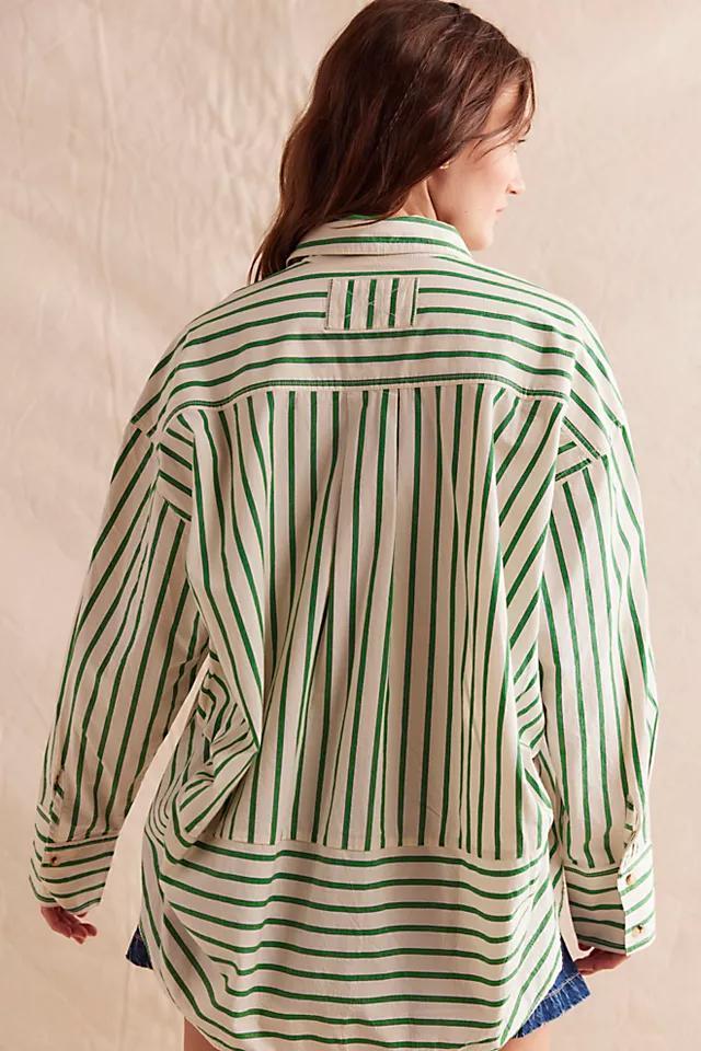 We The Free Striped Varsity Vibes Shirt Product Image