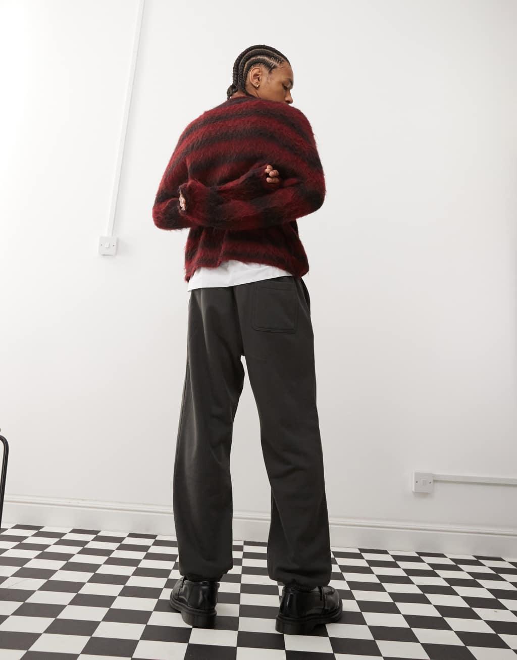 Weekday sweatpants in off-black Product Image