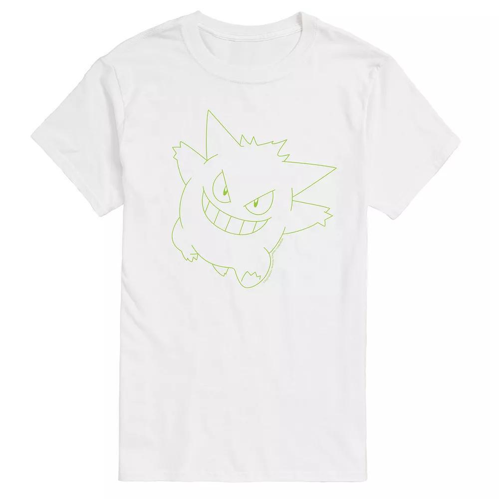 Big & Tall Pokemon Gengar Big Face Tee, Mens Product Image