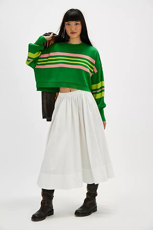 Easy Street Stripe Crop Pullover Product Image