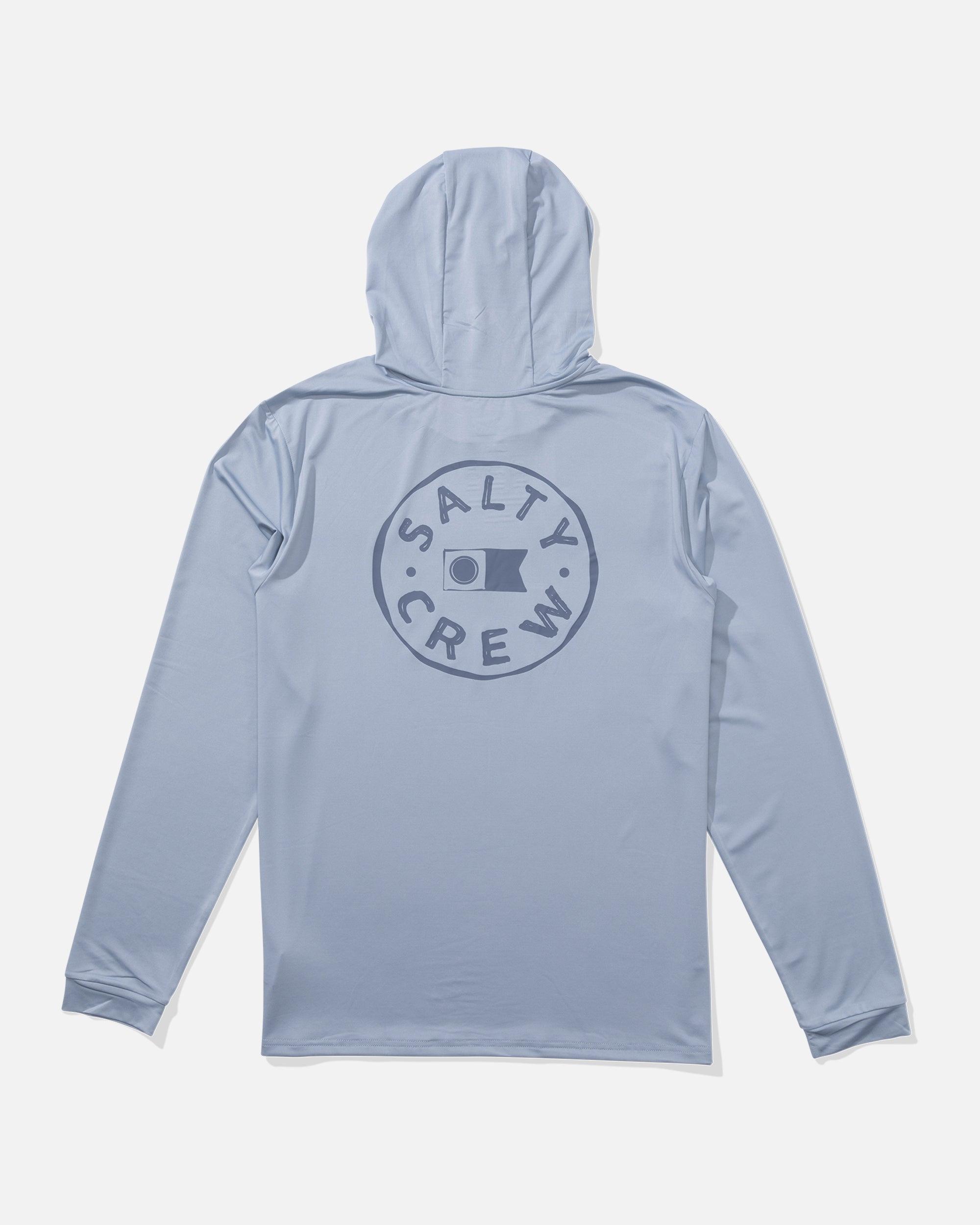 Watermark Sunshirt Hoodie - Blue Fog Male Product Image