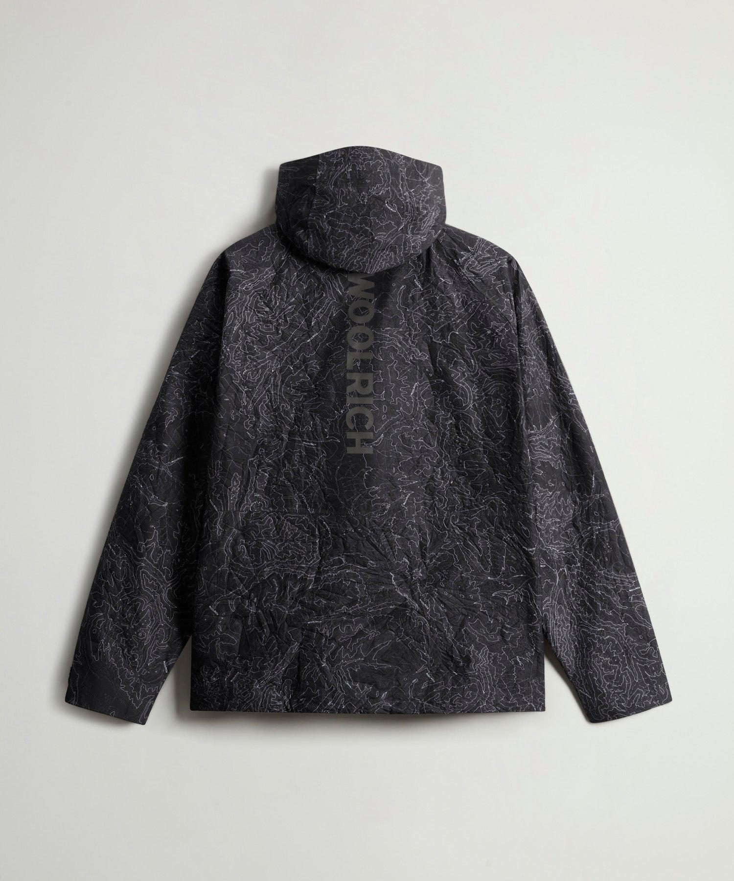 Todd Snyder x Woolrich 3-Layer Map Jacket in Black Product Image