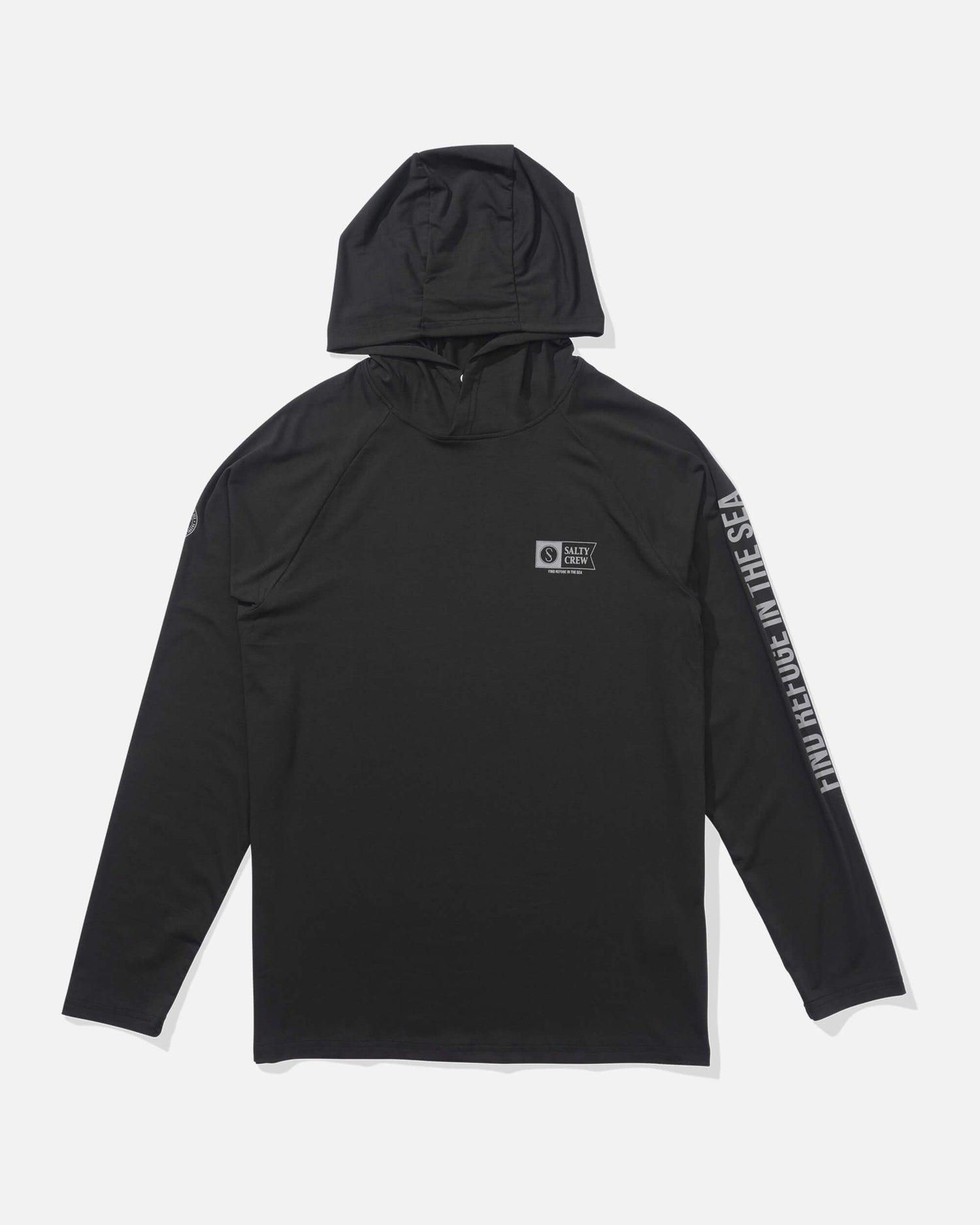 Mariner Hood Tech Tee - Coal Product Image