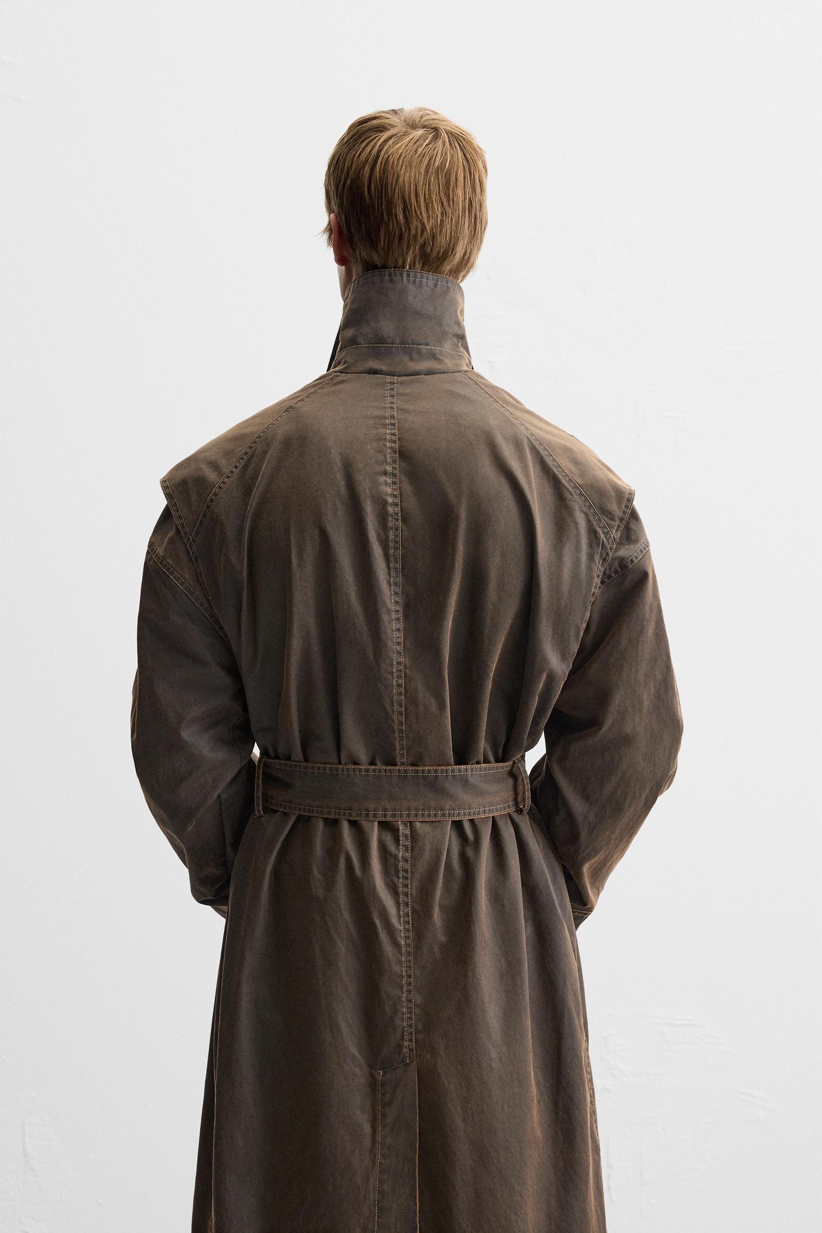WAXED FINISH WASHED COAT Product Image