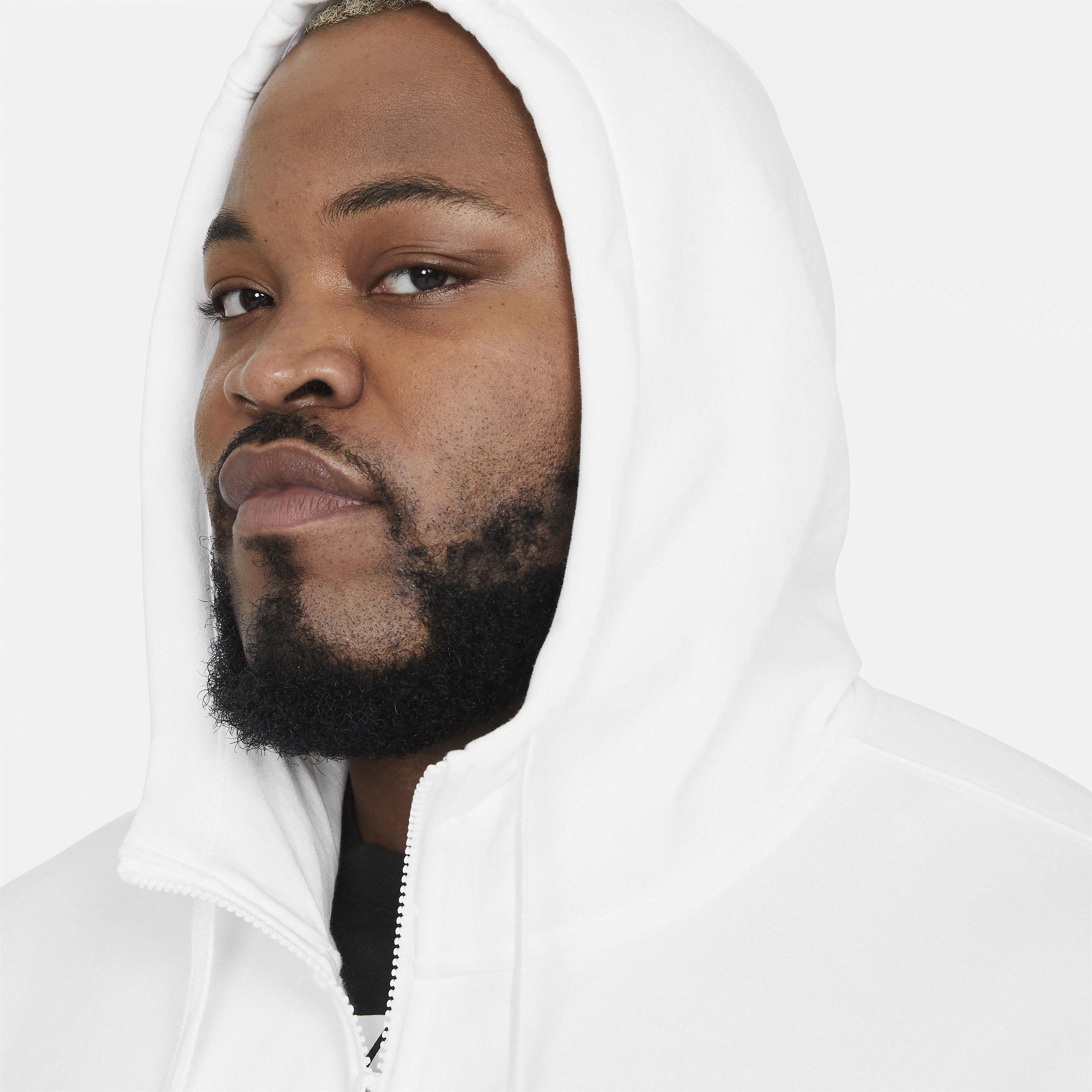Mens Nike Sportswear Club Fleece Full-Zip Hoodie Grey Heather Product Image