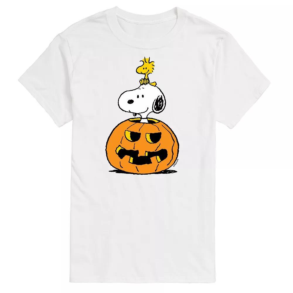 Big & Tall Peanuts Snoopy Pumpkin Tee, Mens Product Image