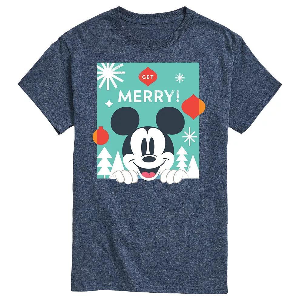 Disney's Big & Tall Get Merry Graphic Tee, Men's, Size: XXL Tall, Black Product Image