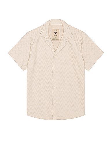OAS Grey Zig Shirt Size M, S, XXL/2X. Product Image
