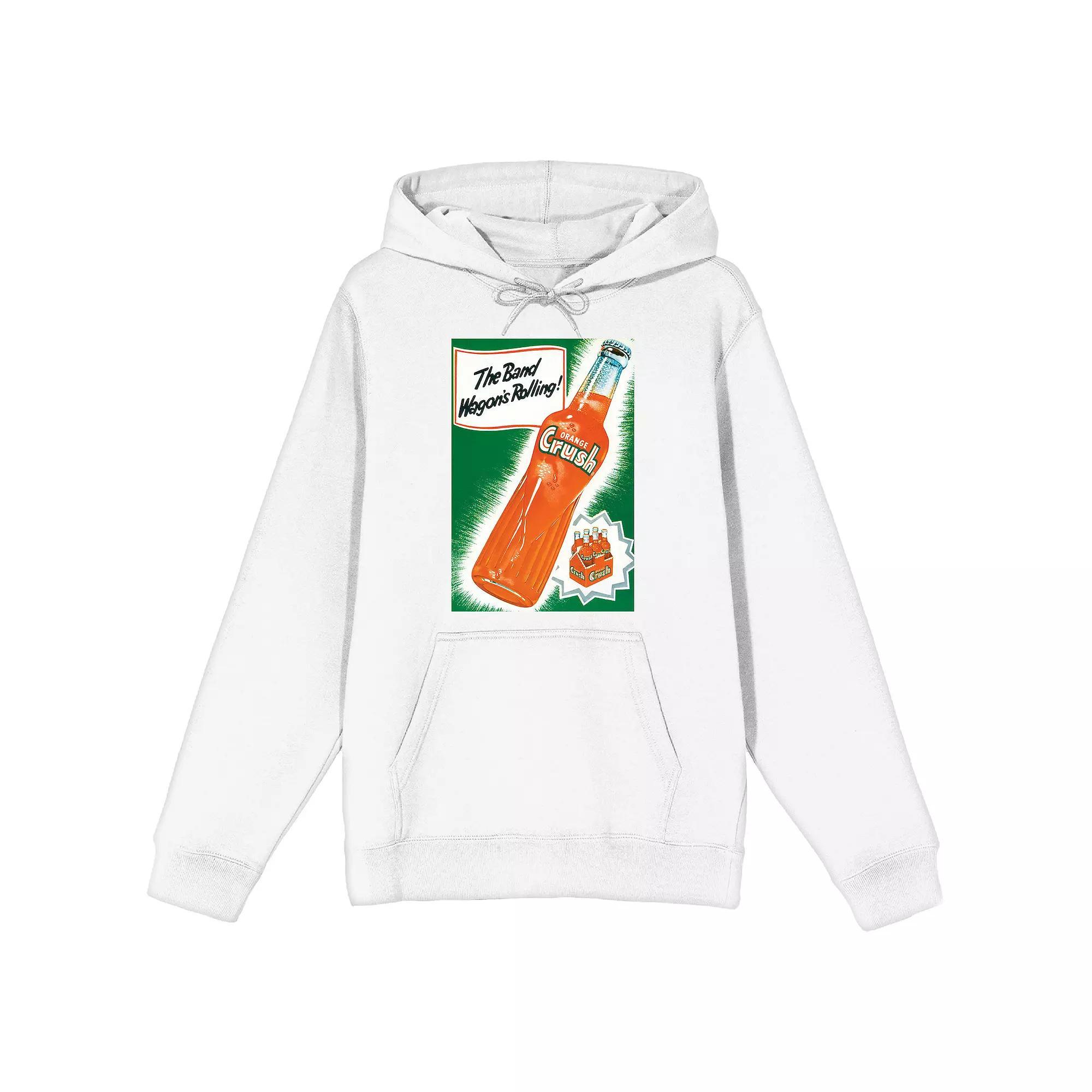 Men's Orange Crush The Band Hoodie, Size: Medium, White Product Image