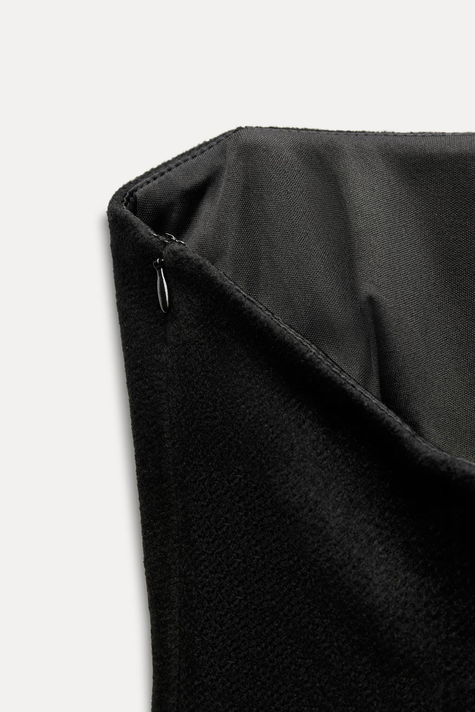 WOOL BLEND STRAPLESS TOP Product Image