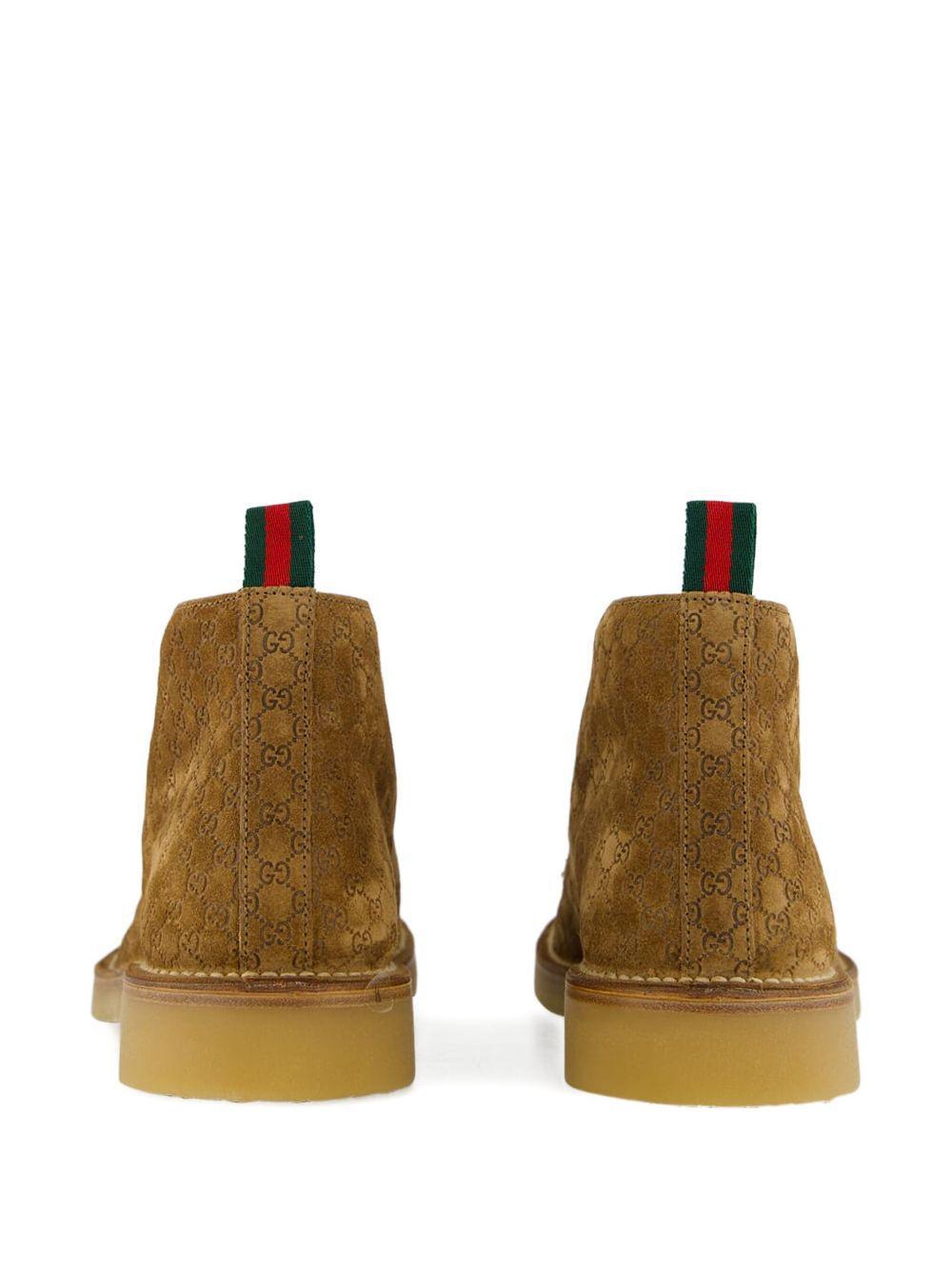 GG monogram suede boots Product Image