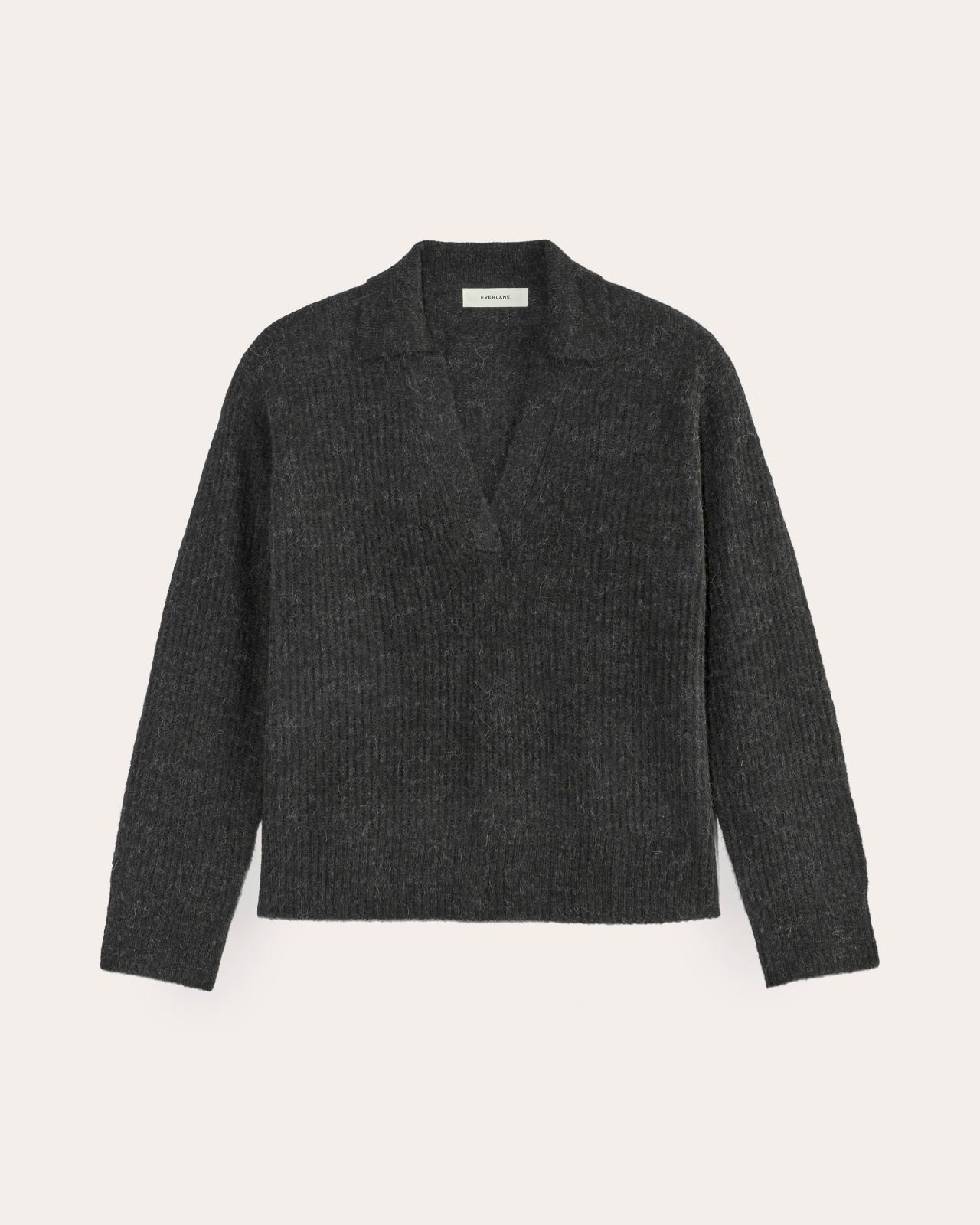 The Oversized Polo in Alpaca Product Image