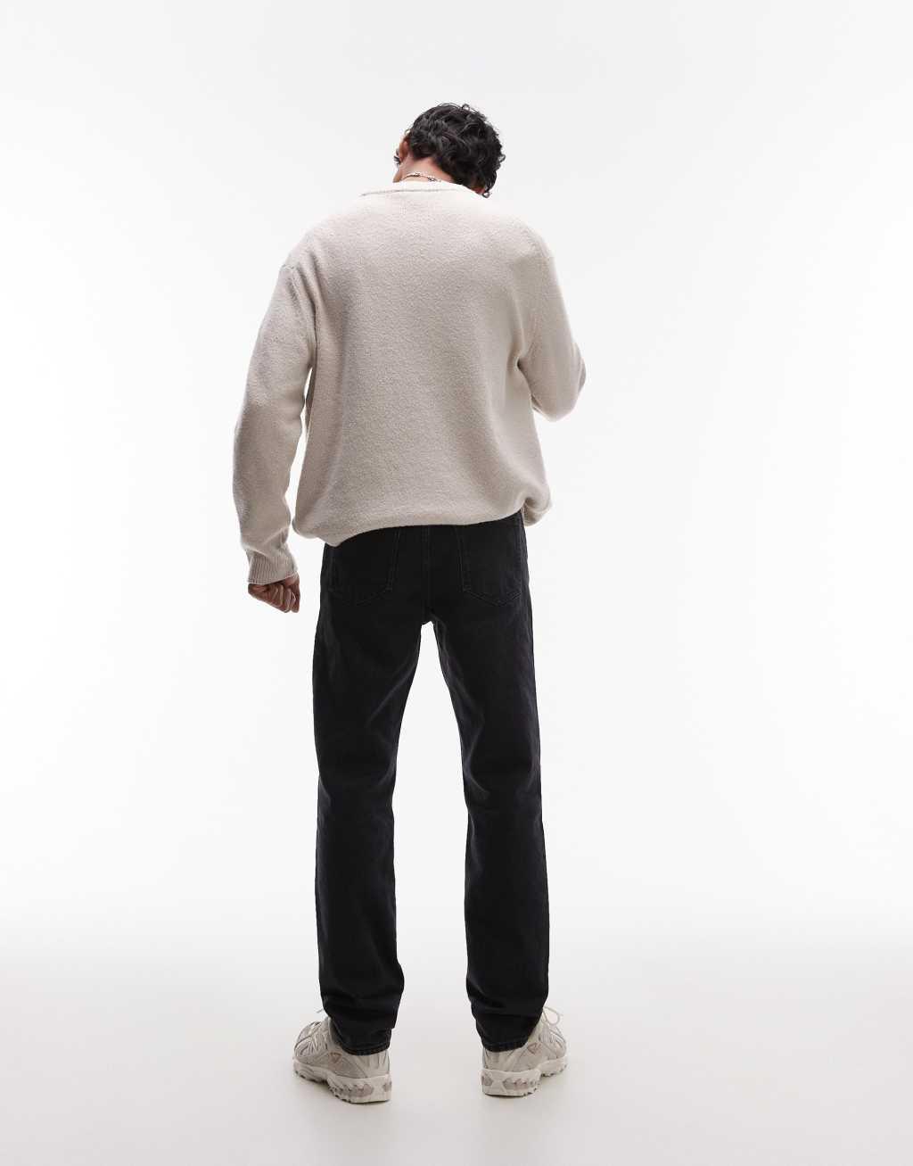 ARKET Birch stretch slim fit jeans in washed gray Product Image