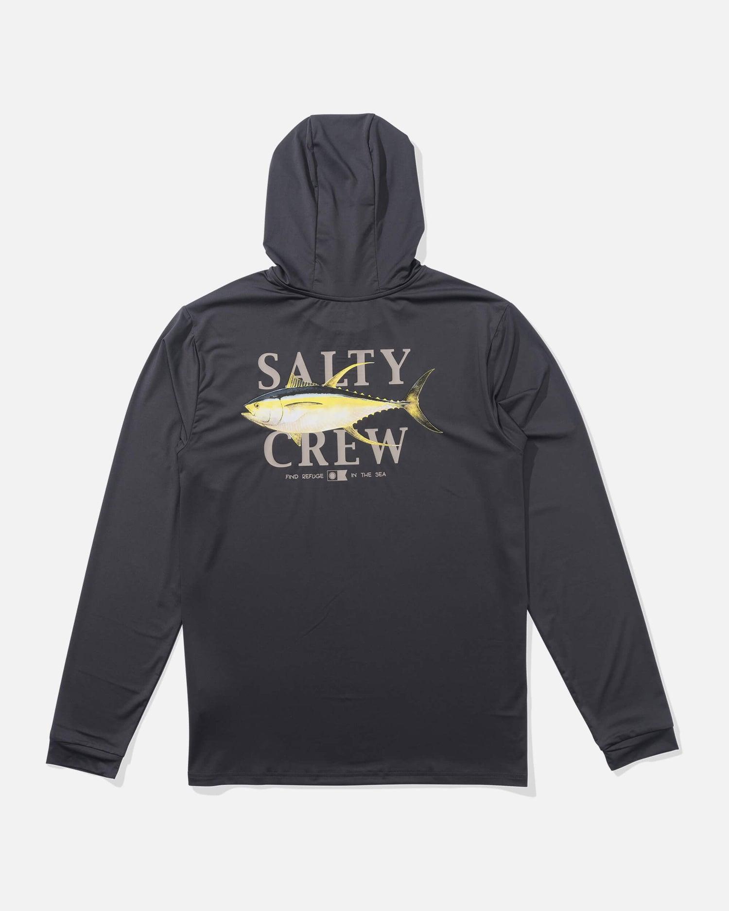 Yellowfin Hood Sunshirt - Charcoal Product Image