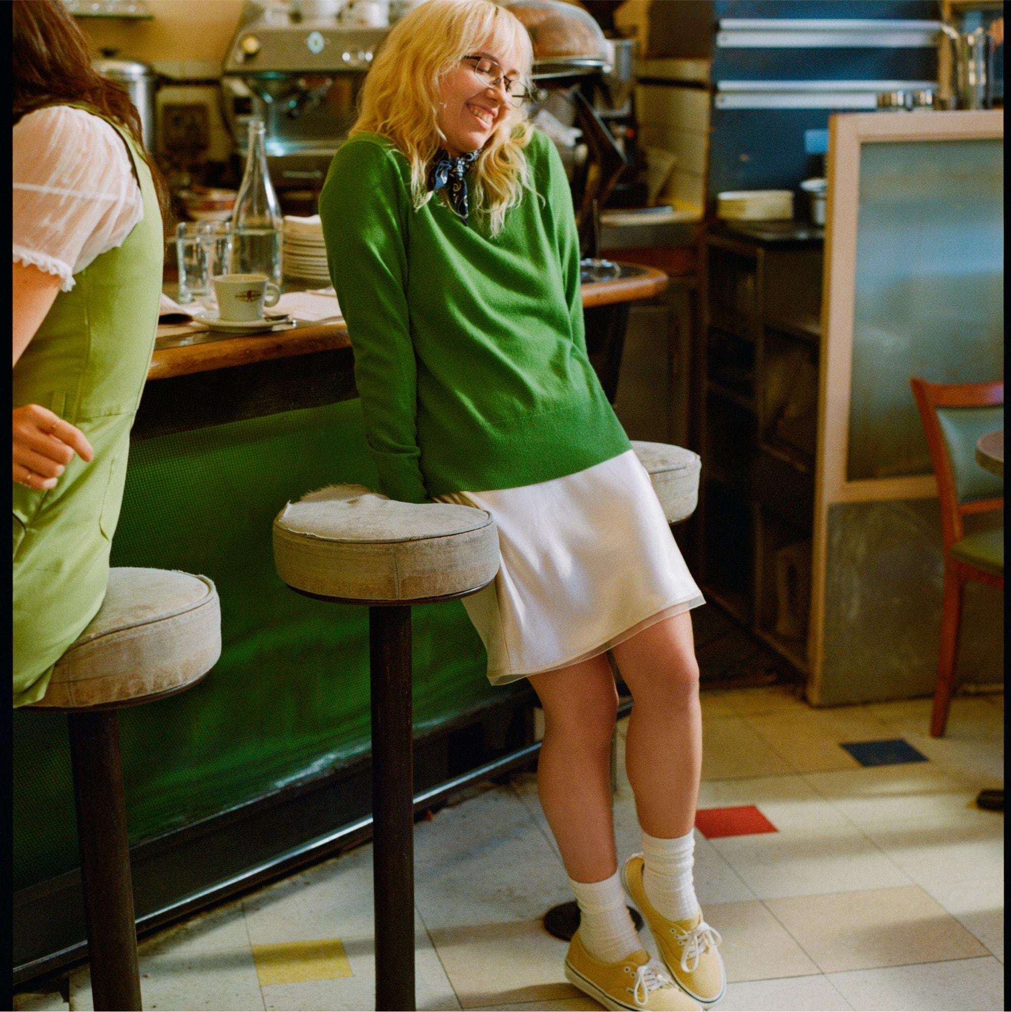 Cashmere classic-fit crewneck sweater Product Image