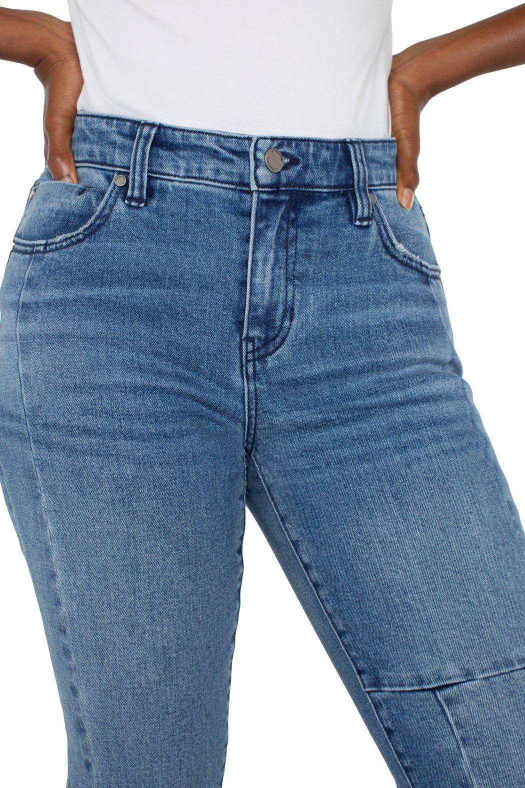 Hannah Crop Flare W Multi Seam Details 25.5" Product Image