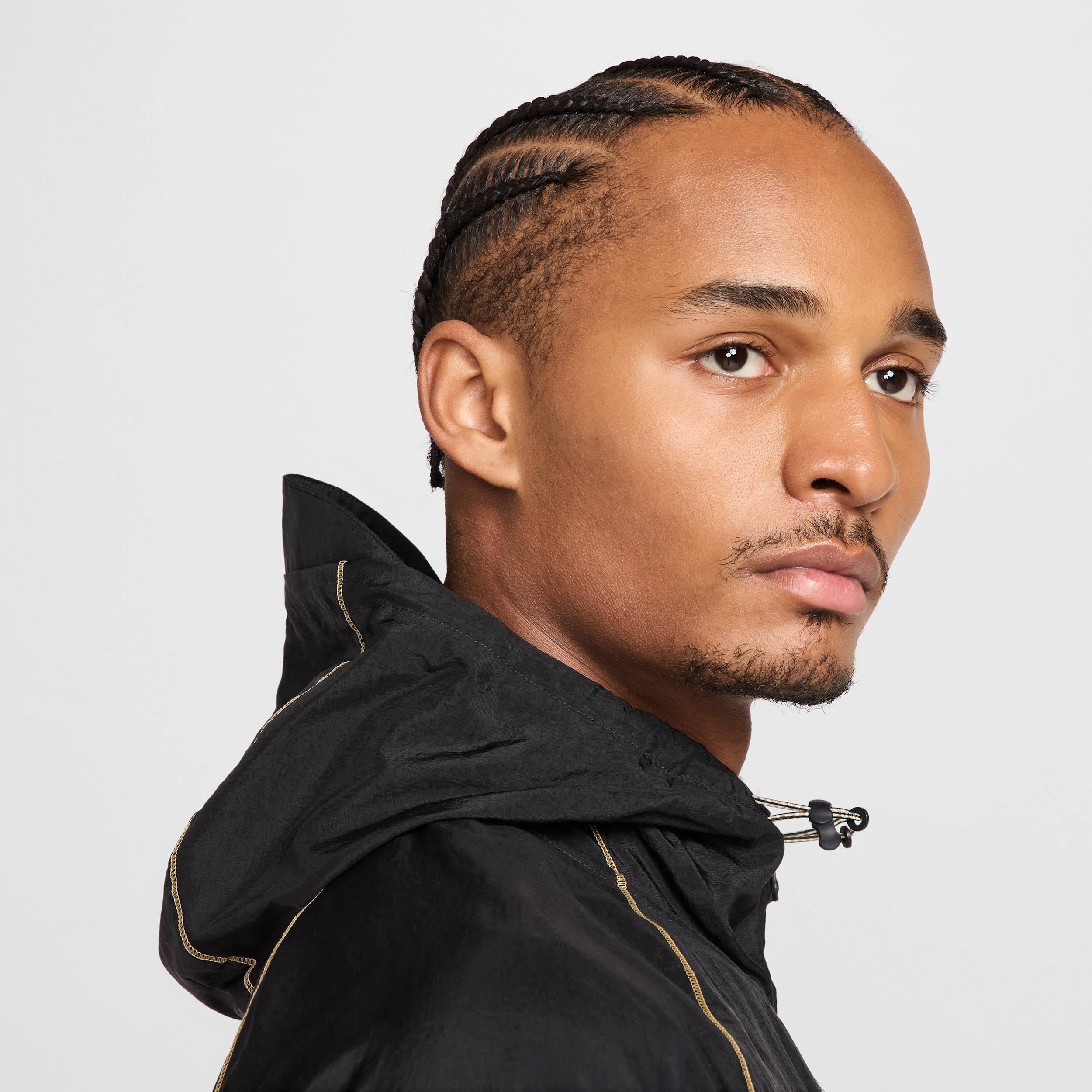 Nike Men's Strike+ Water-Repellent Hooded Soccer Jacket Product Image