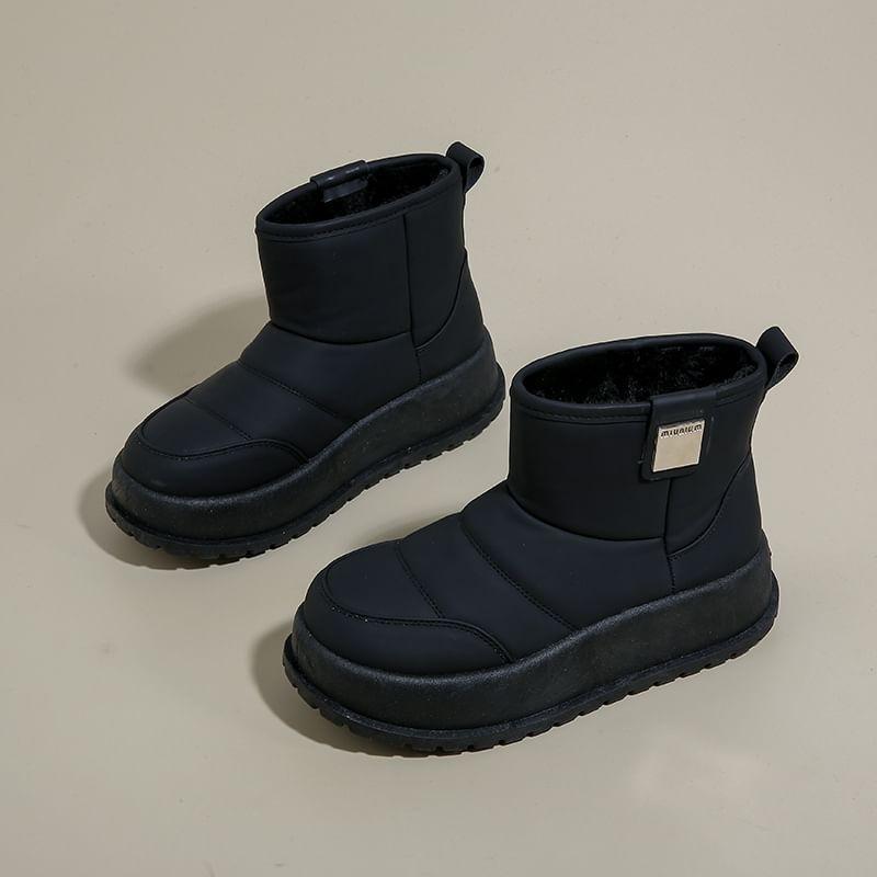 Platform Panel Snow Boots Product Image
