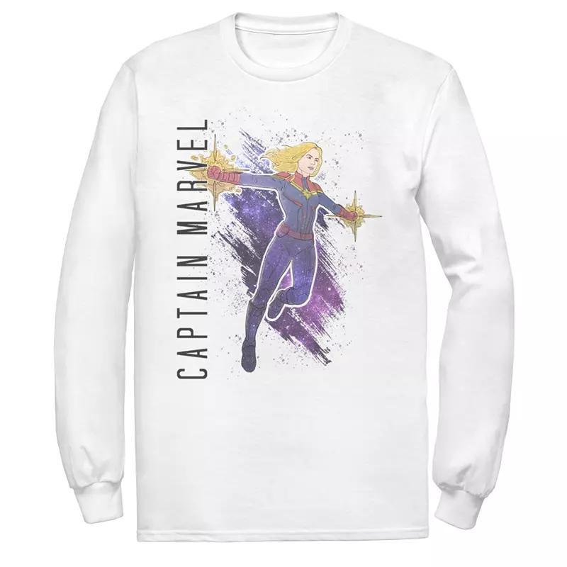 Men's Marvel Avengers Endgame Captain Marvel Tee, Size: XL, White Product Image