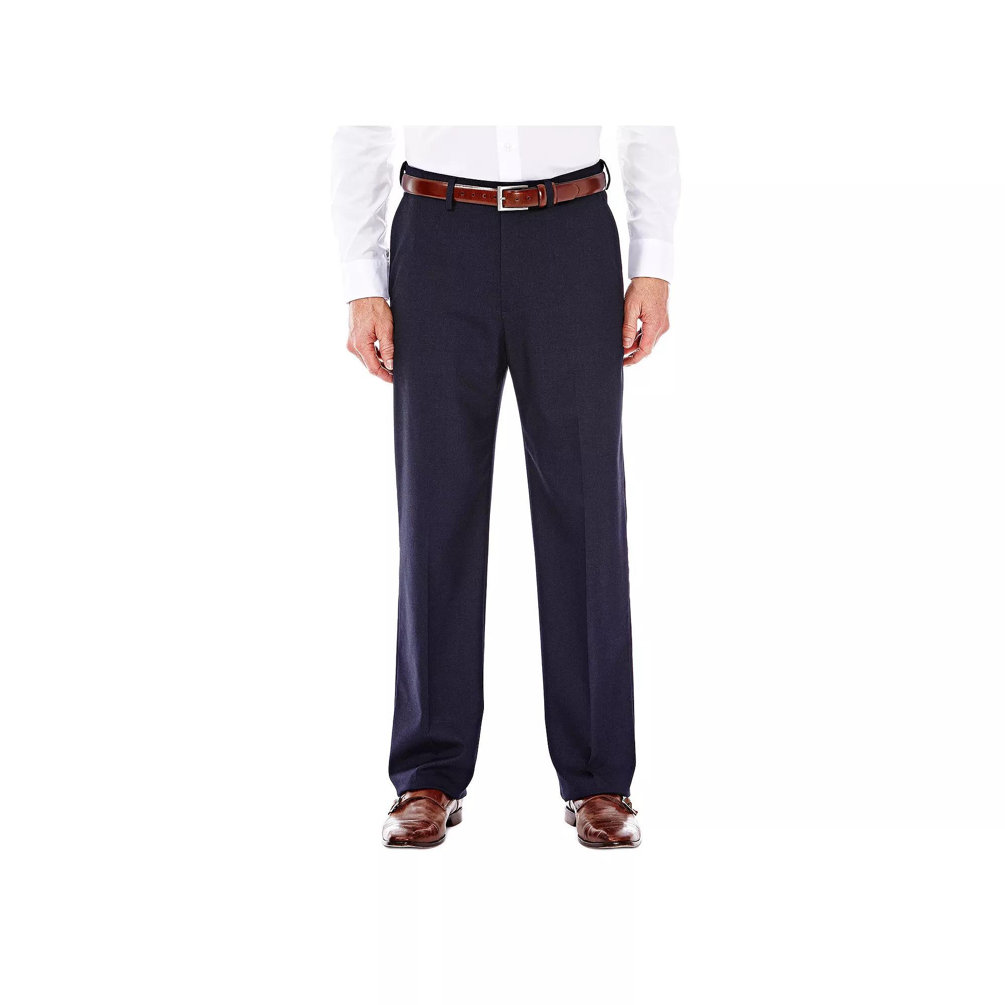 Mens J.M. Haggar Premium Classic-Fit Flat-Front Stretch Suit Pants Product Image