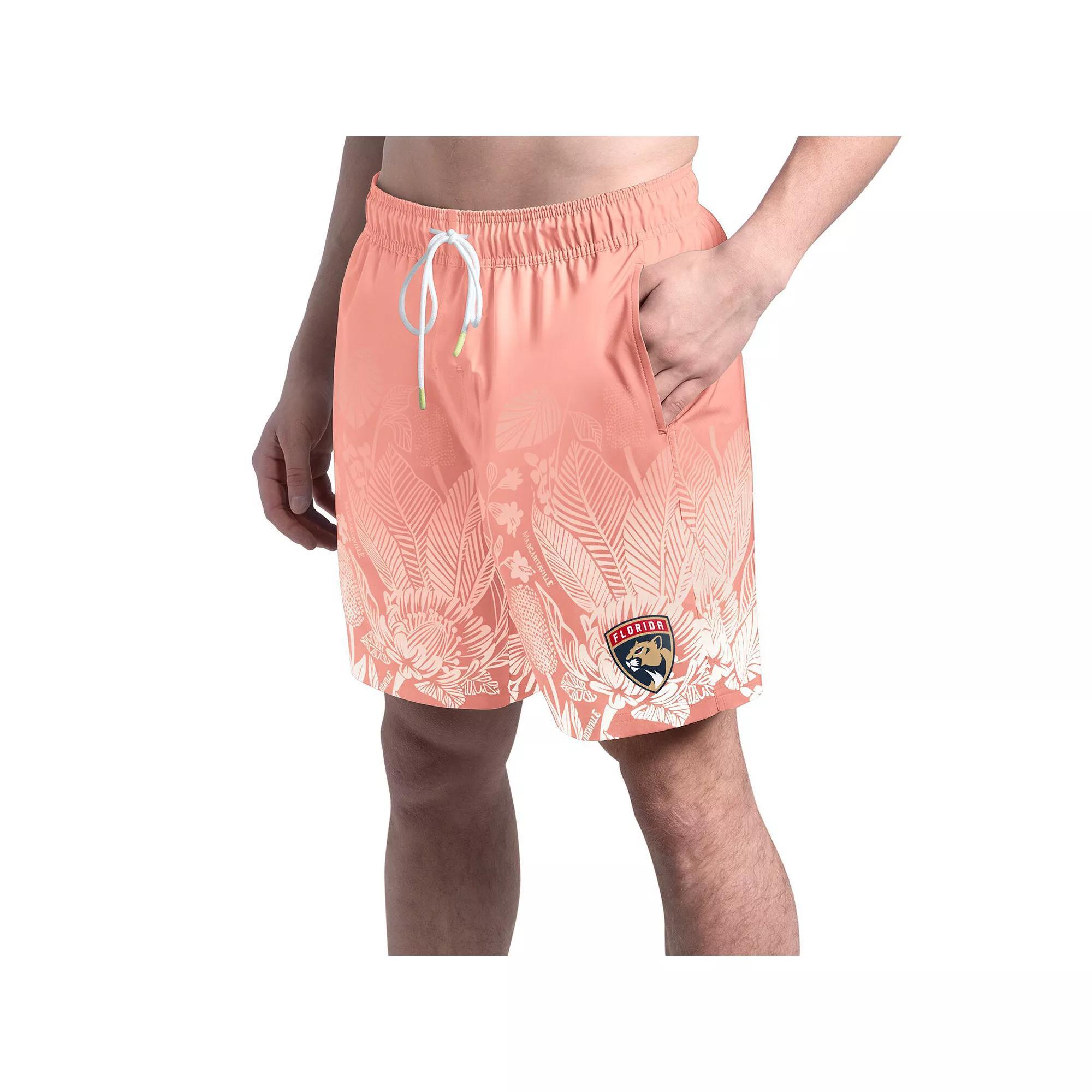 Men's Margaritaville  Pink Washington Capitals Lagoon Fiesta Swim Short, Size: XL Product Image