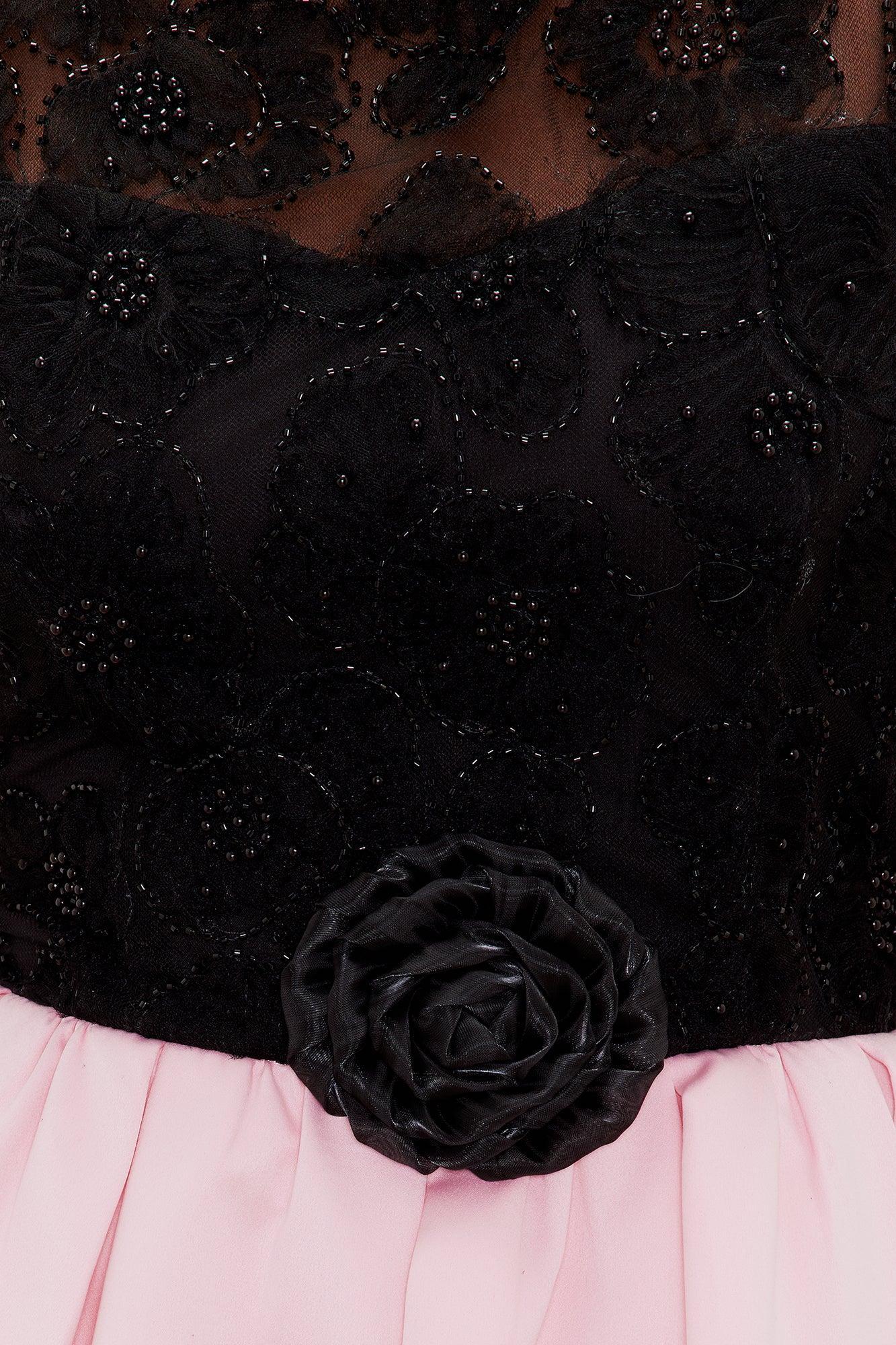Teagan Embroidered Dress - Black/combo Product Image