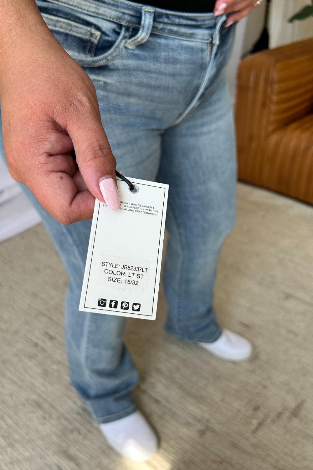 Renae Mid-Rise Nondistressed Bootcut Judy Blue Jeans - ONLINE EXCLUSIVE! Product Image