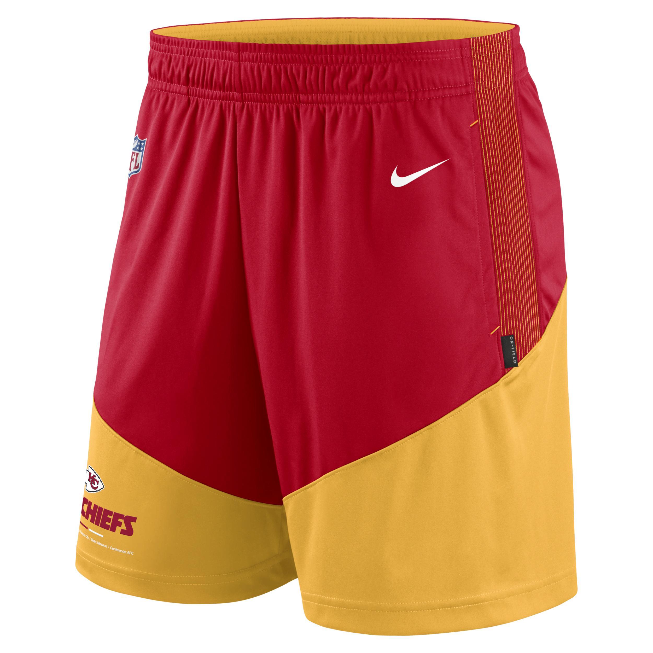 Mens Nike Red Kansas City Chiefs Primary Lockup Performance Shorts - Red Product Image
