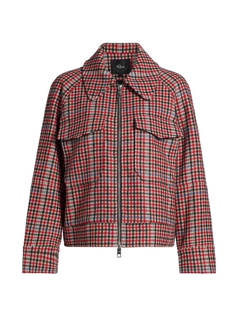 Womens Cheyenne Plaid Collared Jacket Product Image