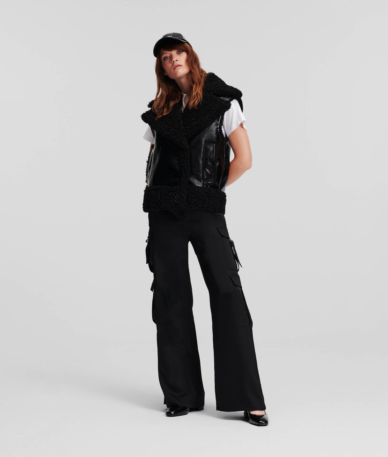 FAUX-SHEARLING AVIATOR JACKET Product Image