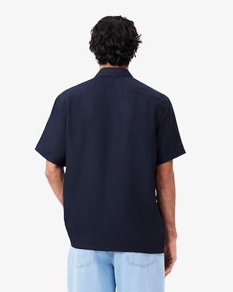 Short Sleeved Linen Shirt Product Image